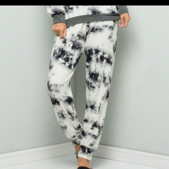 Tie Dye Jersey Knit Lounge Pants - Picture 5 of 5